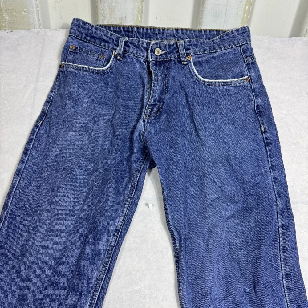 Levi's 513 Mens Straight Leg Jeans‎ Blue Denim 5-Pocket Comfort W34 L34